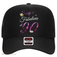 90 Year Old Sassy & Fabulous Floral 1935 90th Birthday Hat thumb 0