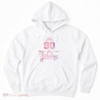 90 Years Old And Fabulous Happy 90th Birthday Hoodie thumb 0