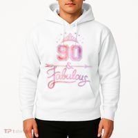 90 Years Old And Fabulous Happy 90th Birthday Hoodie thumb 2