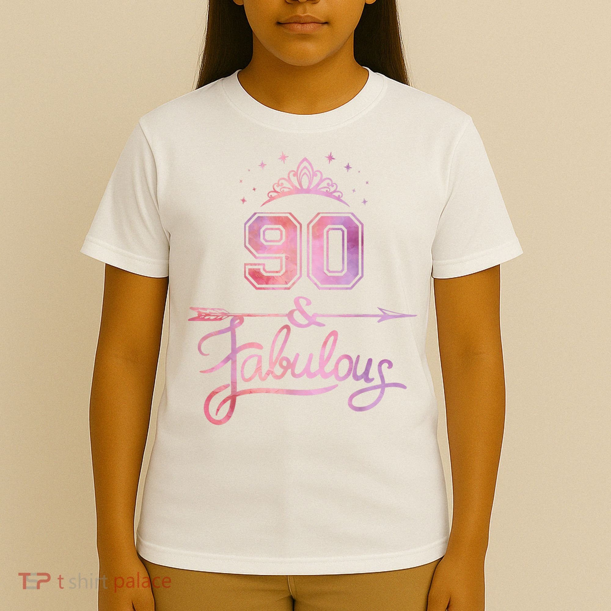 90 Years Old And Fabulous Happy 90th Birthday T-Shirt