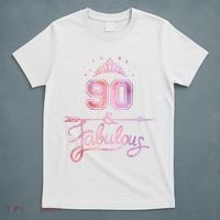 90 Years Old And Fabulous Happy 90th Birthday T-Shirt thumb 5