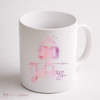 90 Years Old And Fabulous Happy 90th Birthday Coffee Mug thumb 1