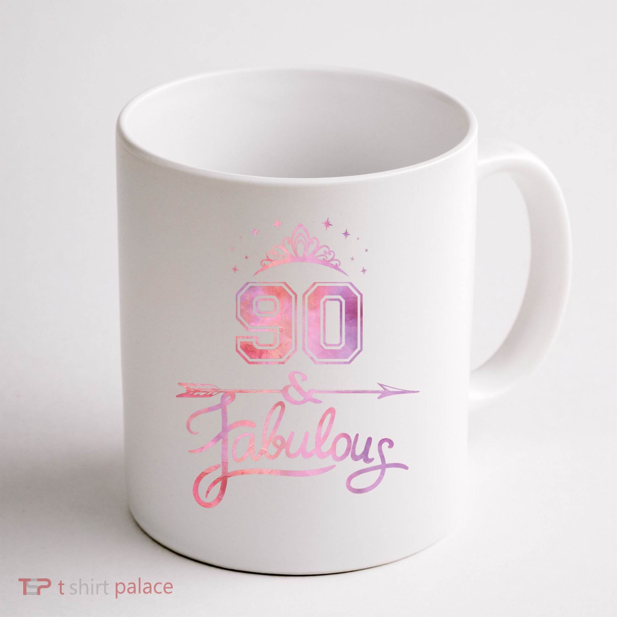 90 Years Old And Fabulous Happy 90th Birthday Coffee Mug