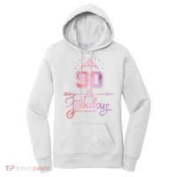 90 Years Old And Fabulous Happy 90th Birthday Women's Hoodie thumb 0