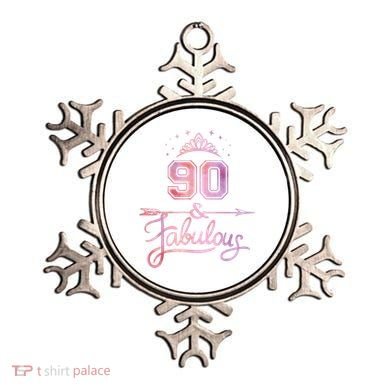 90 Years Old And Fabulous Happy 90th Birthday Ornament