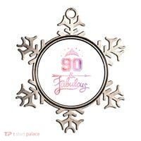 90 Years Old And Fabulous Happy 90th Birthday Ornament thumb 0