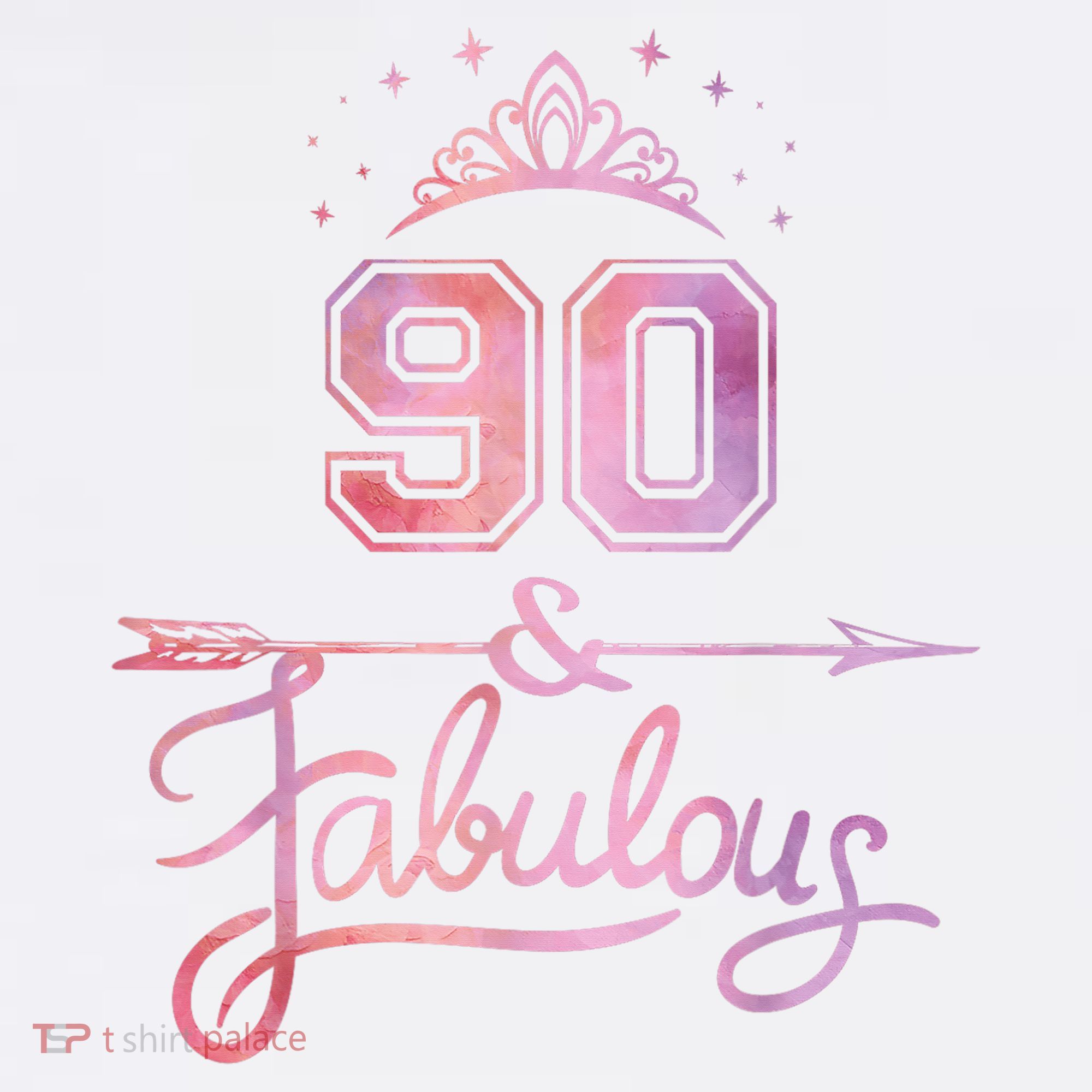 90 Years Old And Fabulous Happy 90th Birthday Women's Tank Top