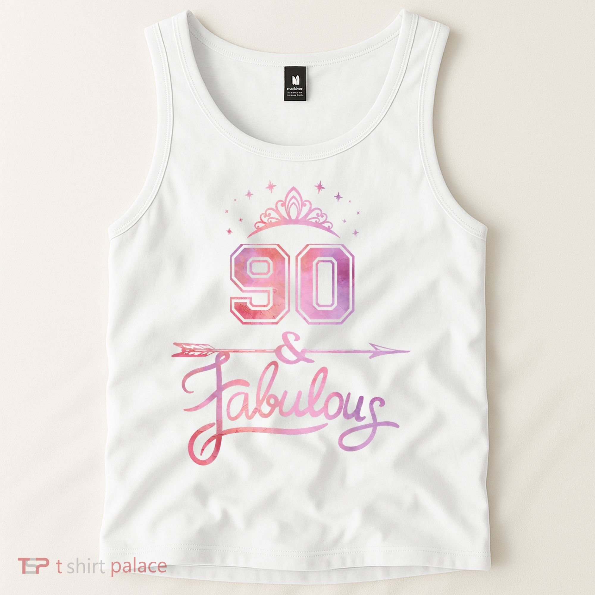 90 Years Old And Fabulous Happy 90th Birthday Tank Top