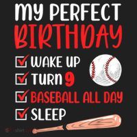 9 Year Old Baseball Birthday Party 9th Boy Nine Player Women's Sweatshirt thumb 2