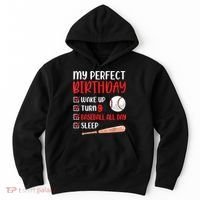 9 Year Old Baseball Birthday Party 9th Boy Nine Player Hoodie thumb 0