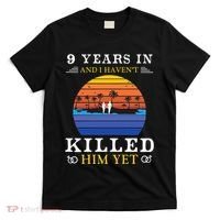 9 Years Wedding Anniversary Gift Idea For Her Funny Wife T-Shirt thumb 0