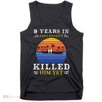 9 Years Wedding Anniversary Gift Idea For Her Funny Wife Tank Top thumb 0