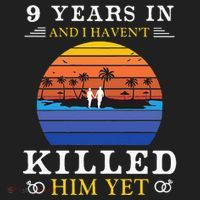 9 Years Wedding Anniversary Gift Idea For Her Funny Wife Golf Towel thumb 3