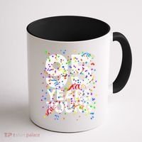 95 Years Young Happy 95th Birthday Confetti Coffee Mug thumb 1
