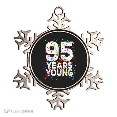 95 Years Young Happy 95th Birthday Confetti Ornament