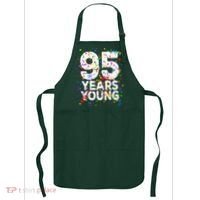 95 Years Young Happy 95th Birthday Confetti Apron thumb 0
