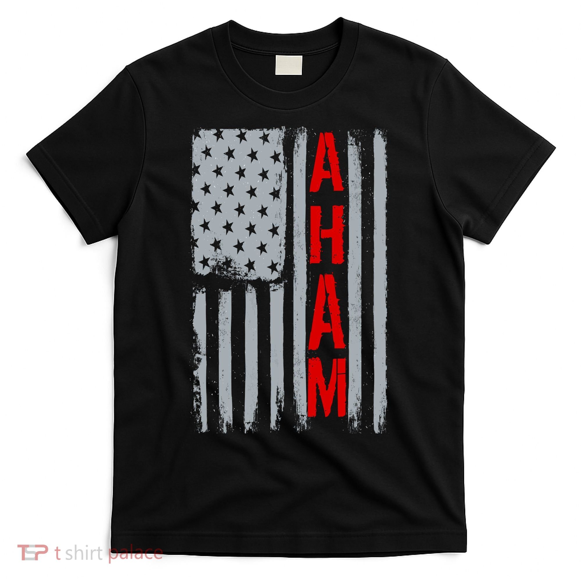 A. Ham Hamilton USA Vintage Flag T-Shirt