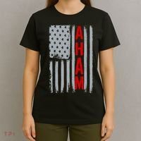 A. Ham Hamilton USA Vintage Flag T-Shirt thumb 4