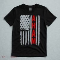 A. Ham Hamilton USA Vintage Flag T-Shirt thumb 5