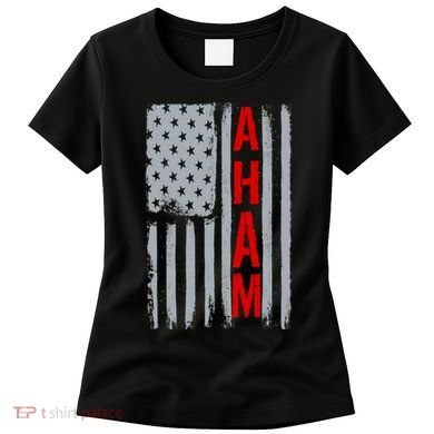 A. Ham Hamilton USA Vintage Flag Women's T-Shirt