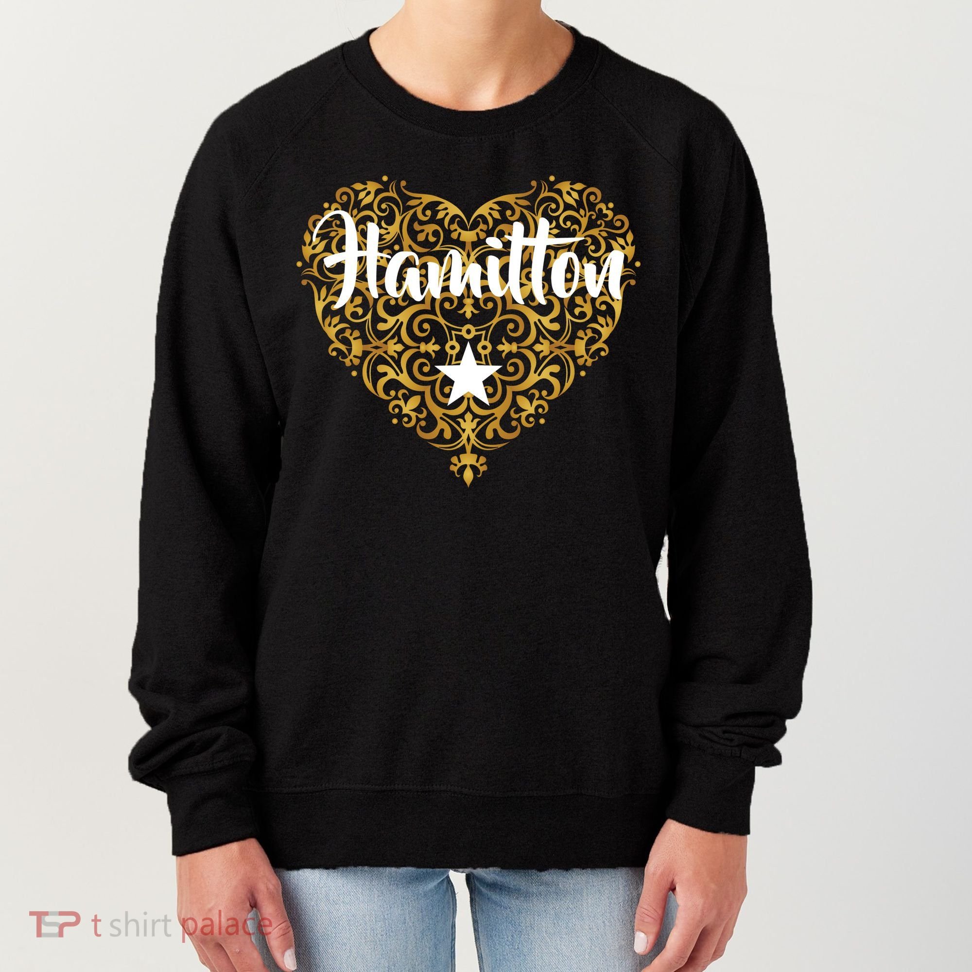 A. Hamilton Golden Heart Women's Sweatshirt