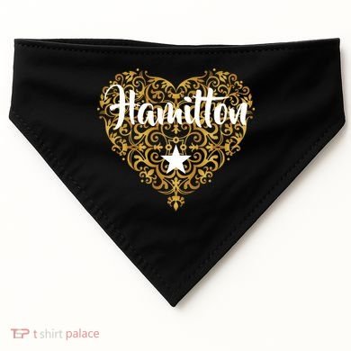 A. Hamilton Golden Heart USA-Made Doggie Bandana