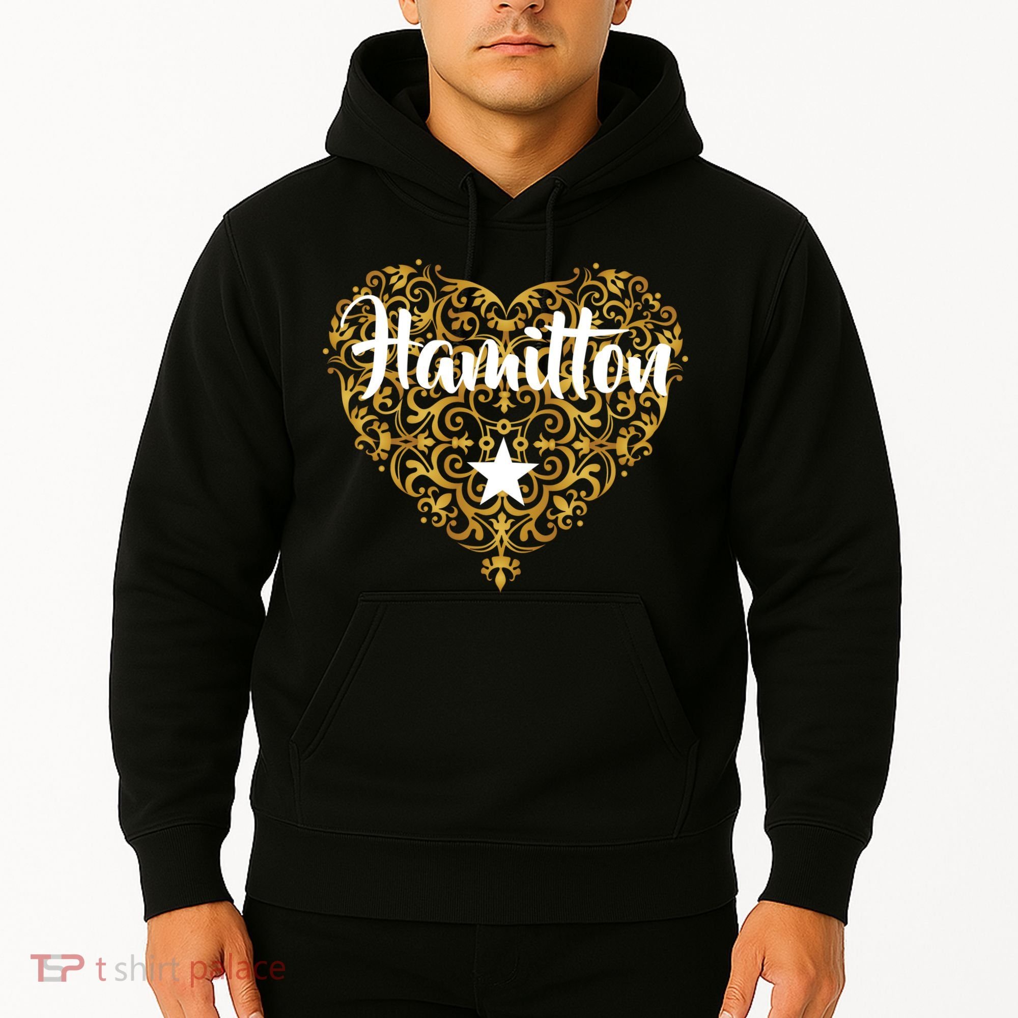 A. Hamilton Golden Heart Hoodie