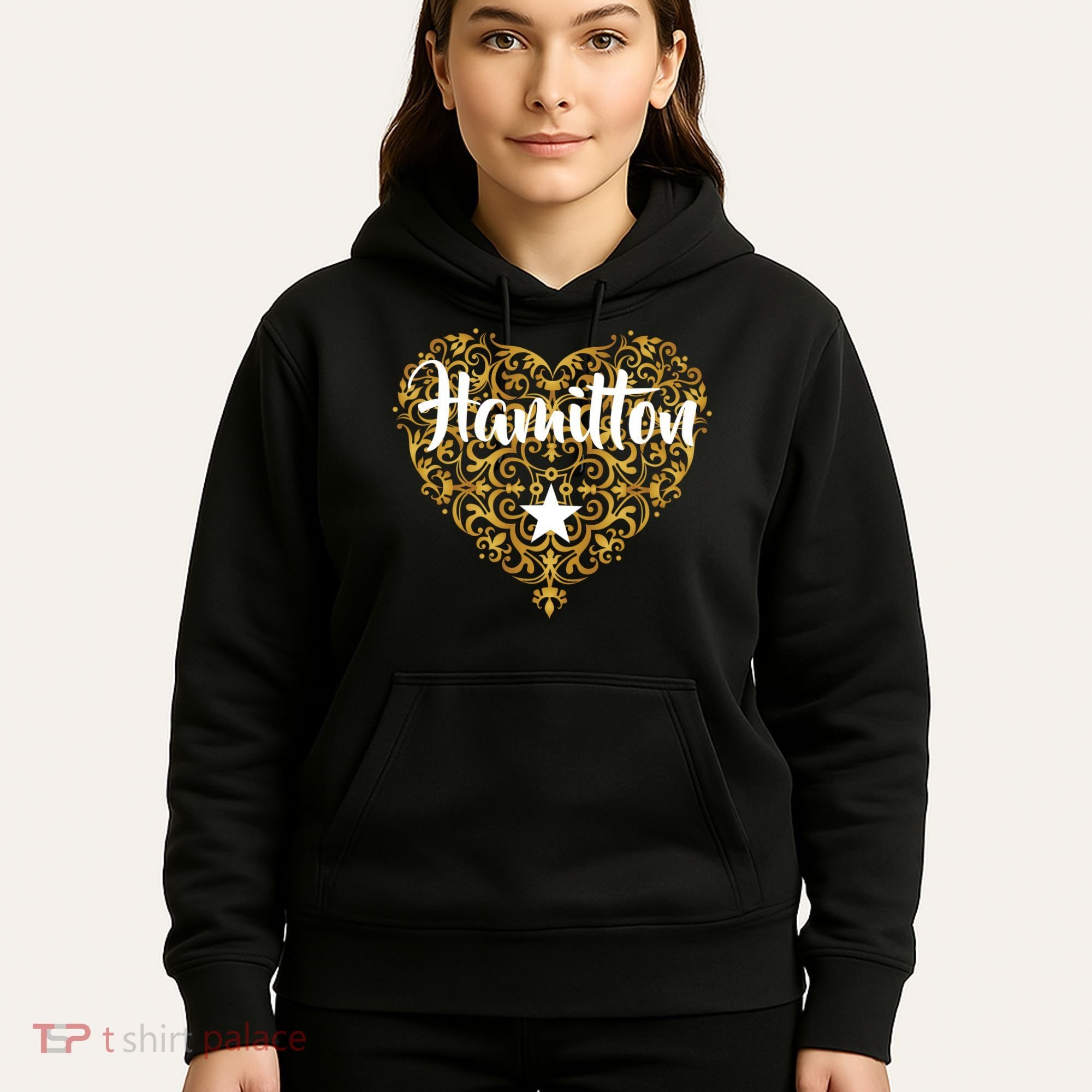 A. Hamilton Golden Heart Hoodie