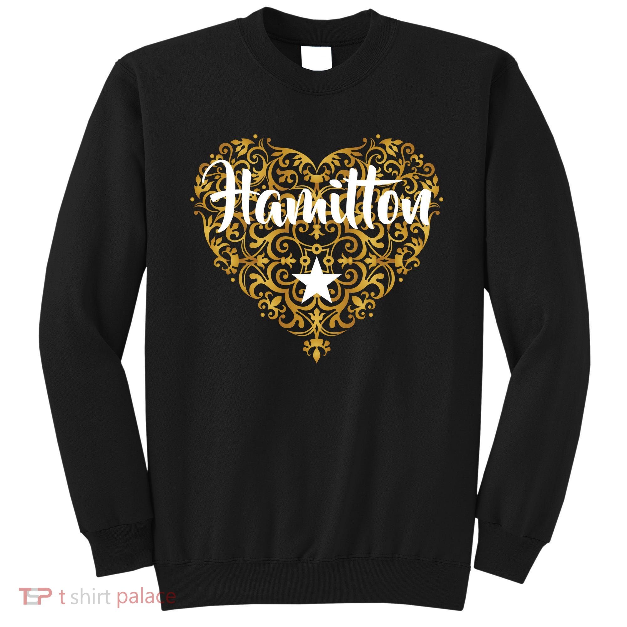 A. Hamilton Golden Heart Sweatshirt
