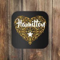 A. Hamilton Golden Heart Coaster thumb 0