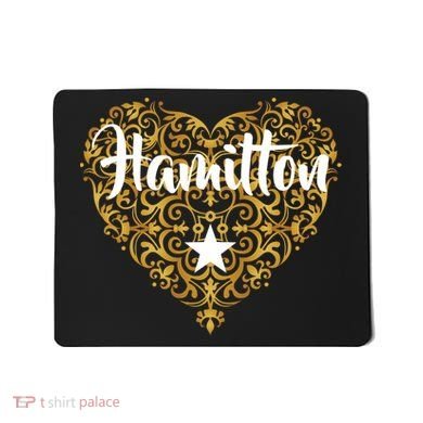 A. Hamilton Golden Heart Mousepad