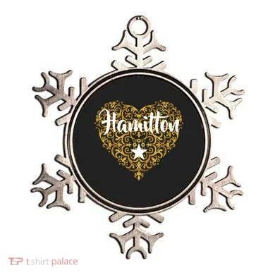 A. Hamilton Golden Heart Ornament