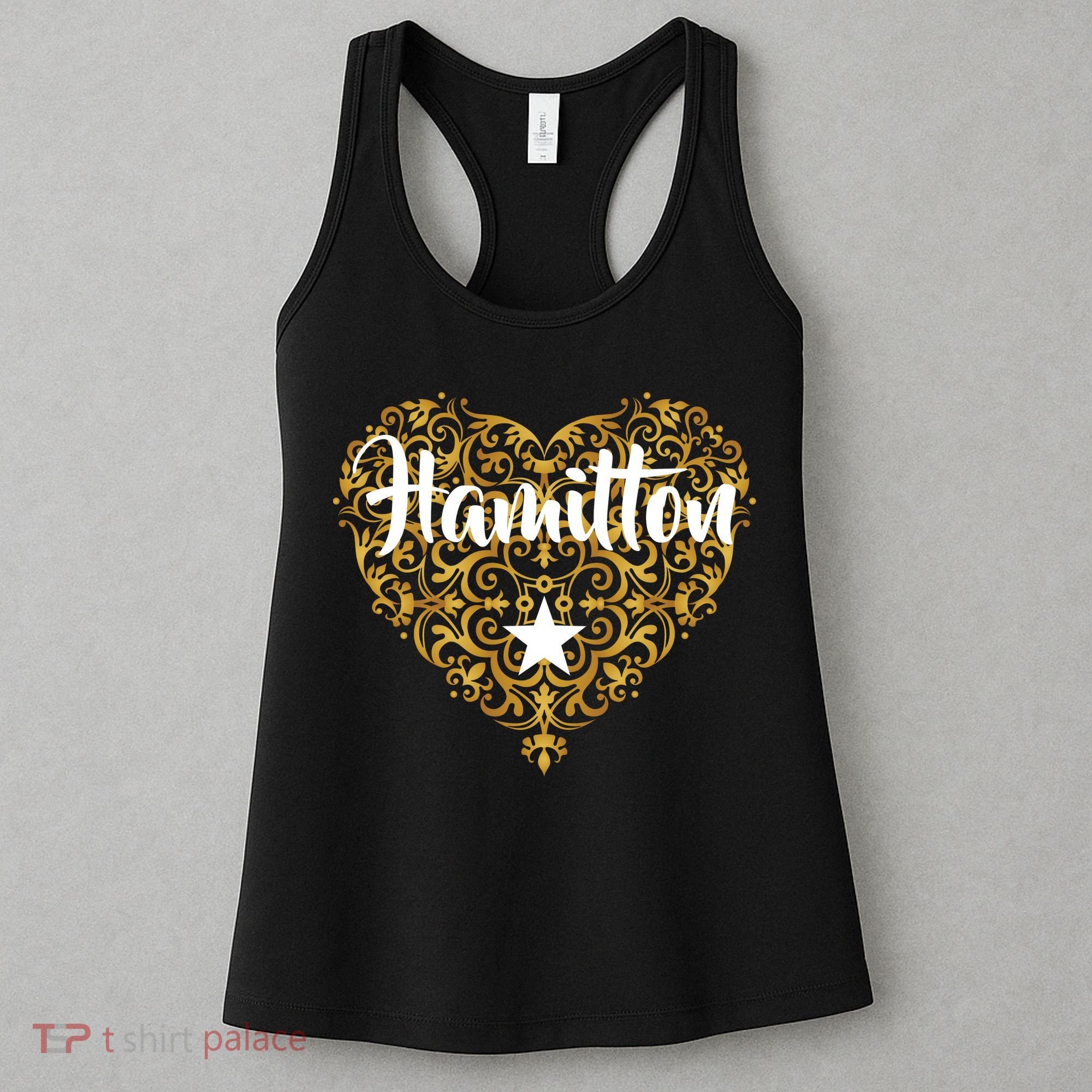 A. Hamilton Golden Heart Women's Tank Top