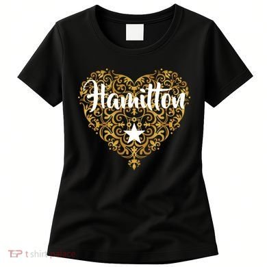A. Hamilton Golden Heart Women's T-Shirt
