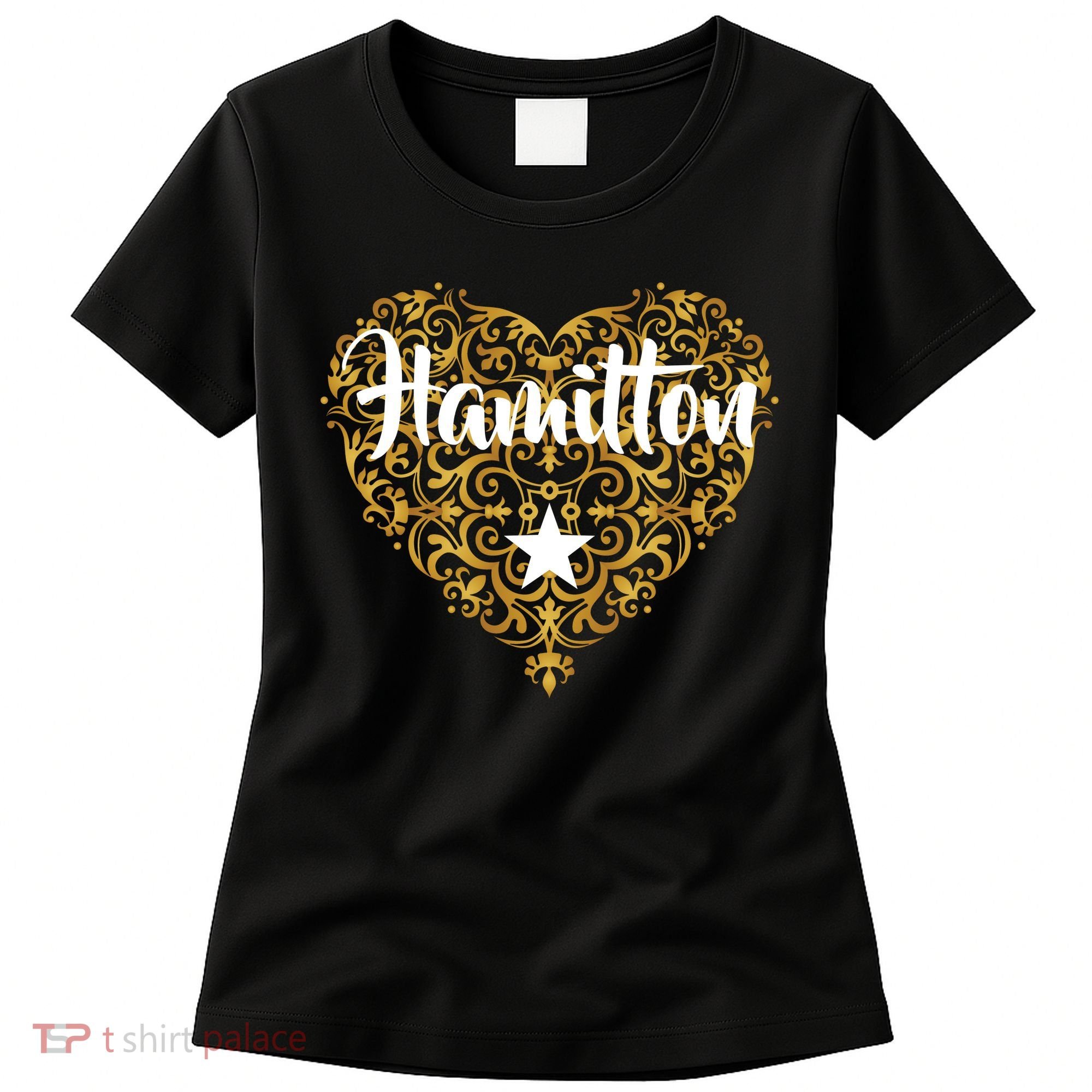 A. Hamilton Golden Heart Women's T-Shirt