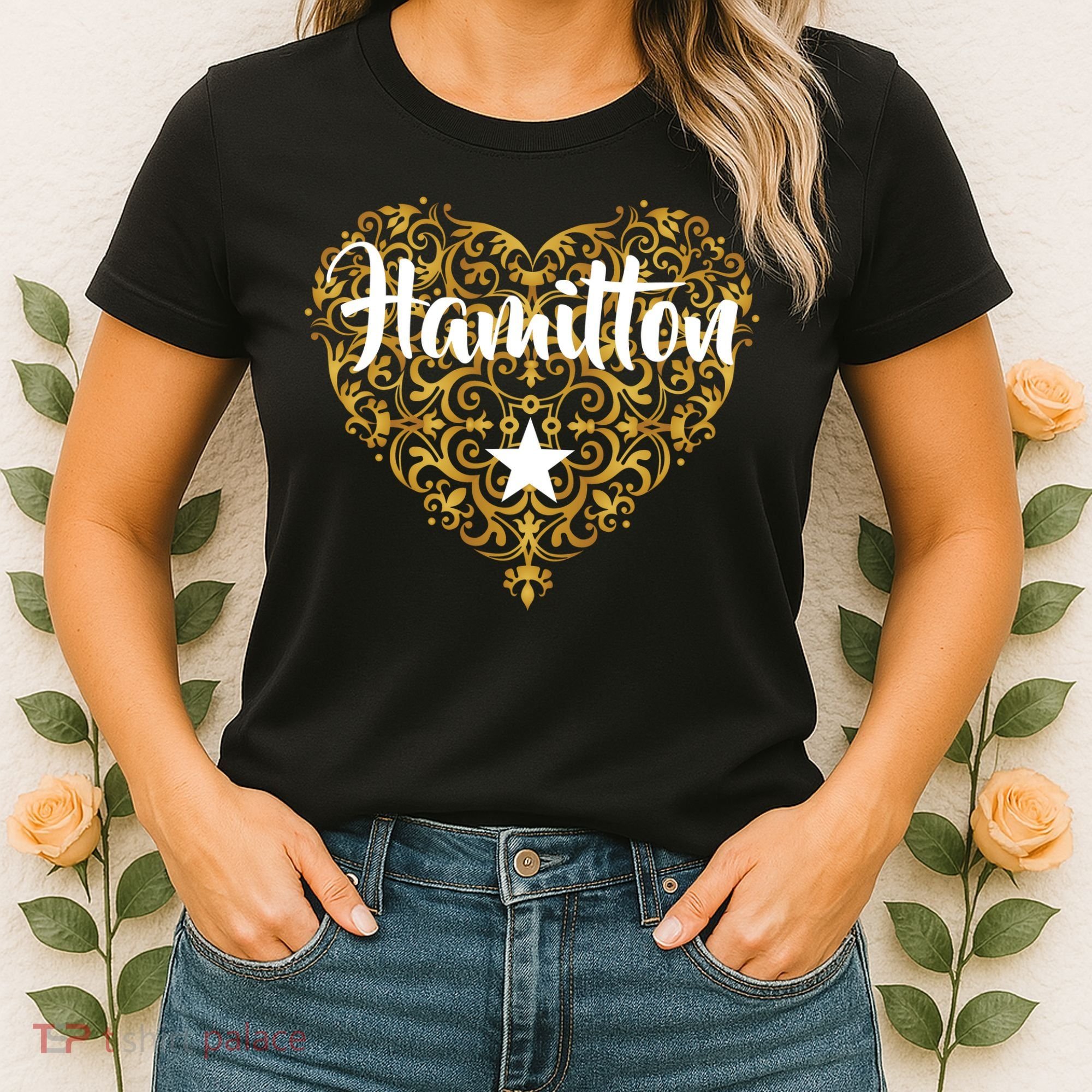 A. Hamilton Golden Heart Women's T-Shirt