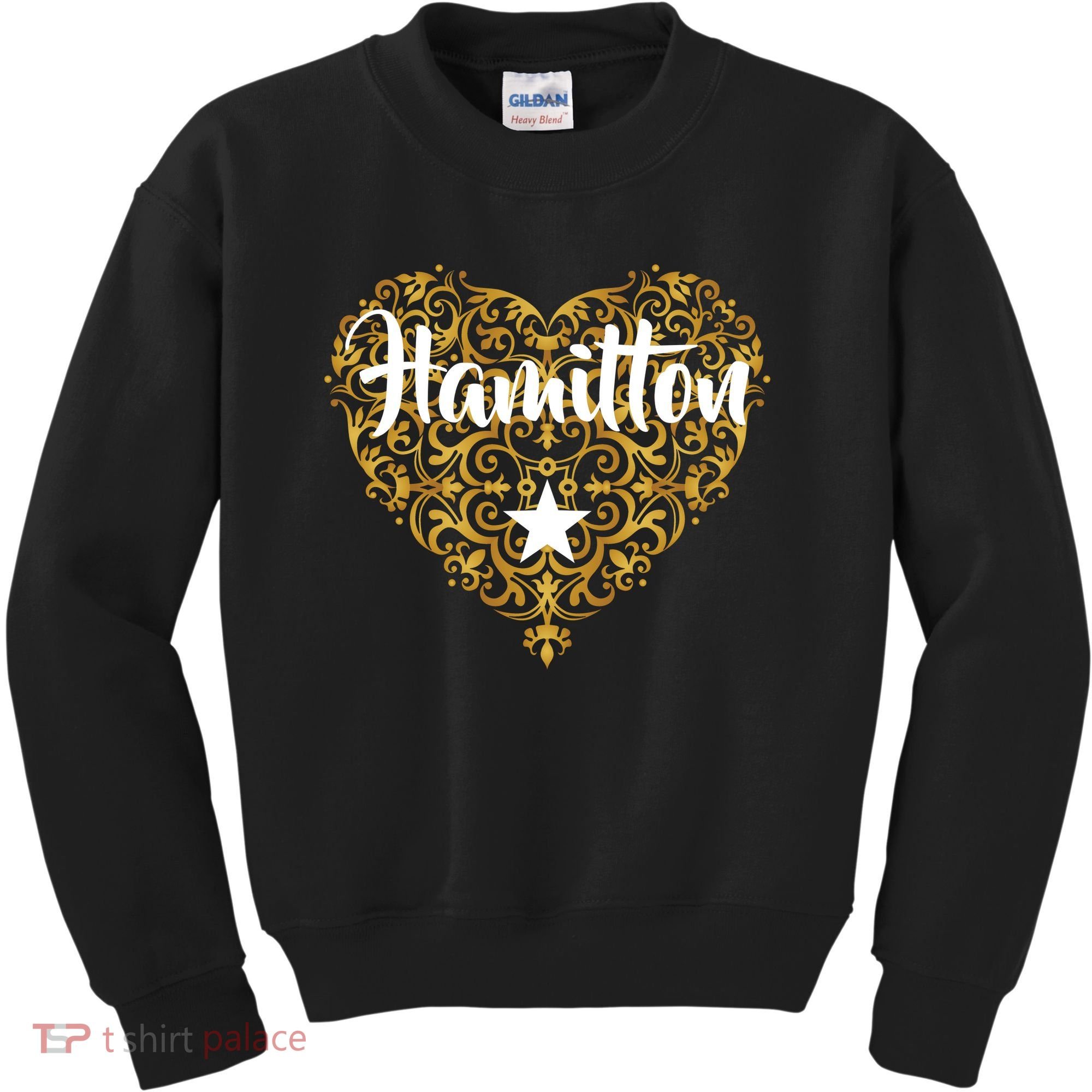 A. Hamilton Golden Heart Kids Sweatshirt