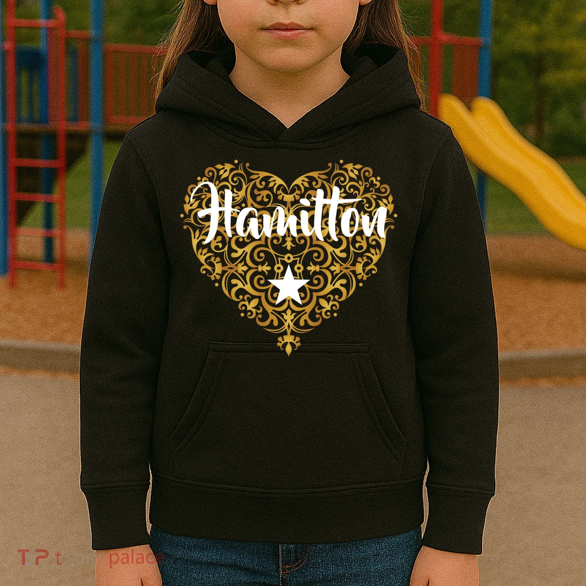 A. Hamilton Golden Heart Kids Hoodie