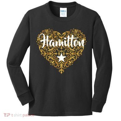 A. Hamilton Golden Heart Kids Long Sleeve Shirt