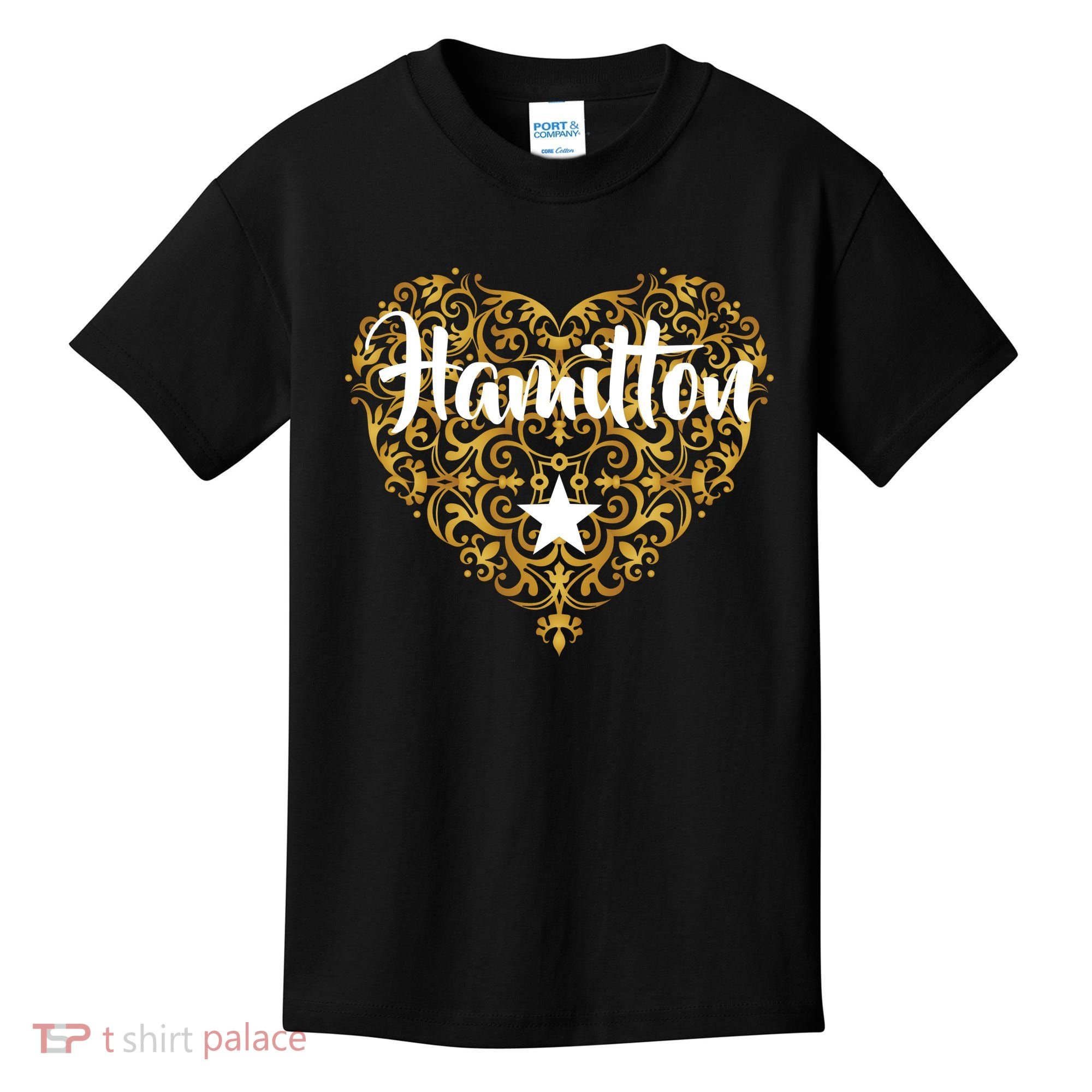 A. Hamilton Golden Heart Kids T-Shirt