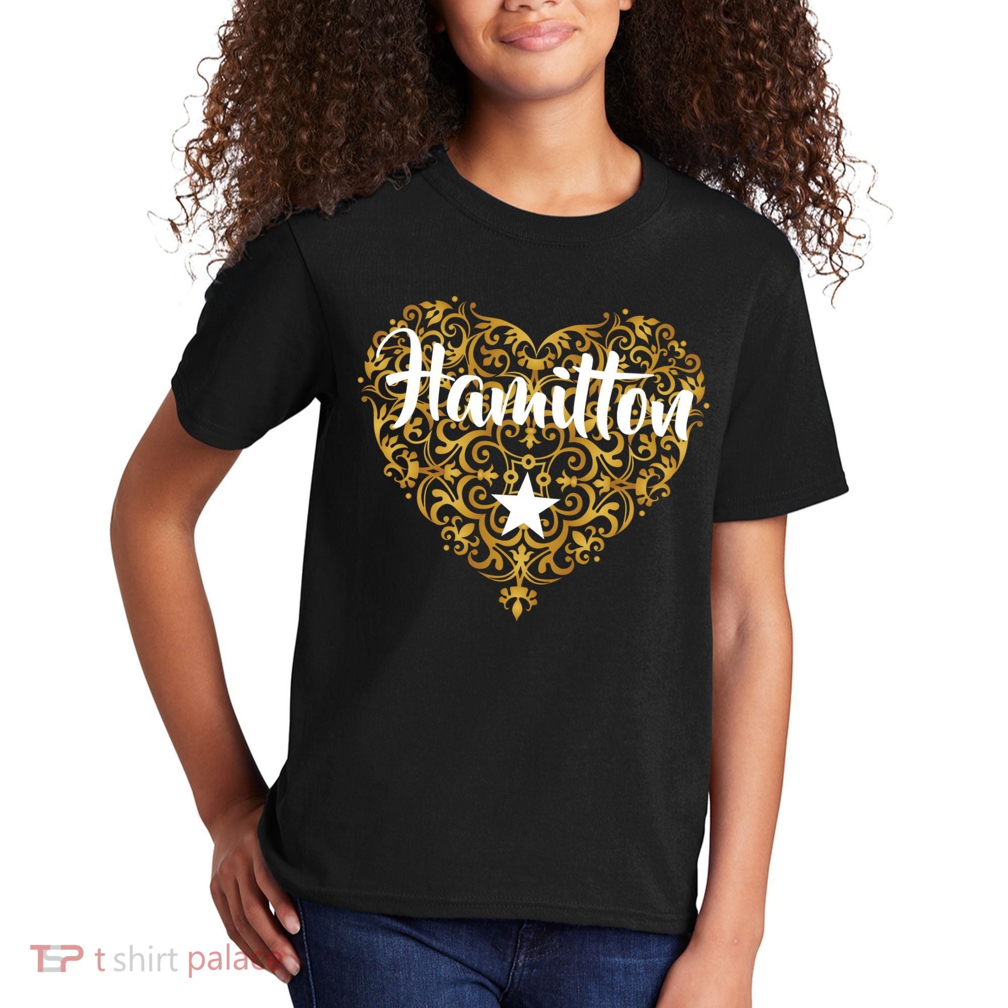 A. Hamilton Golden Heart Kids T-Shirt
