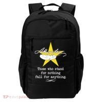A. Hamilton Those Who Stand For Nothing Fall For Anything Backpack thumb 0