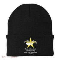 A. Hamilton Those Who Stand For Nothing Fall For Anything Beanie thumb 0