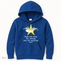 A. Hamilton Those Who Stand For Nothing Fall For Anything Kids Hoodie thumb 0