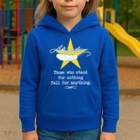 A. Hamilton Those Who Stand For Nothing Fall For Anything Kids Hoodie thumb 3