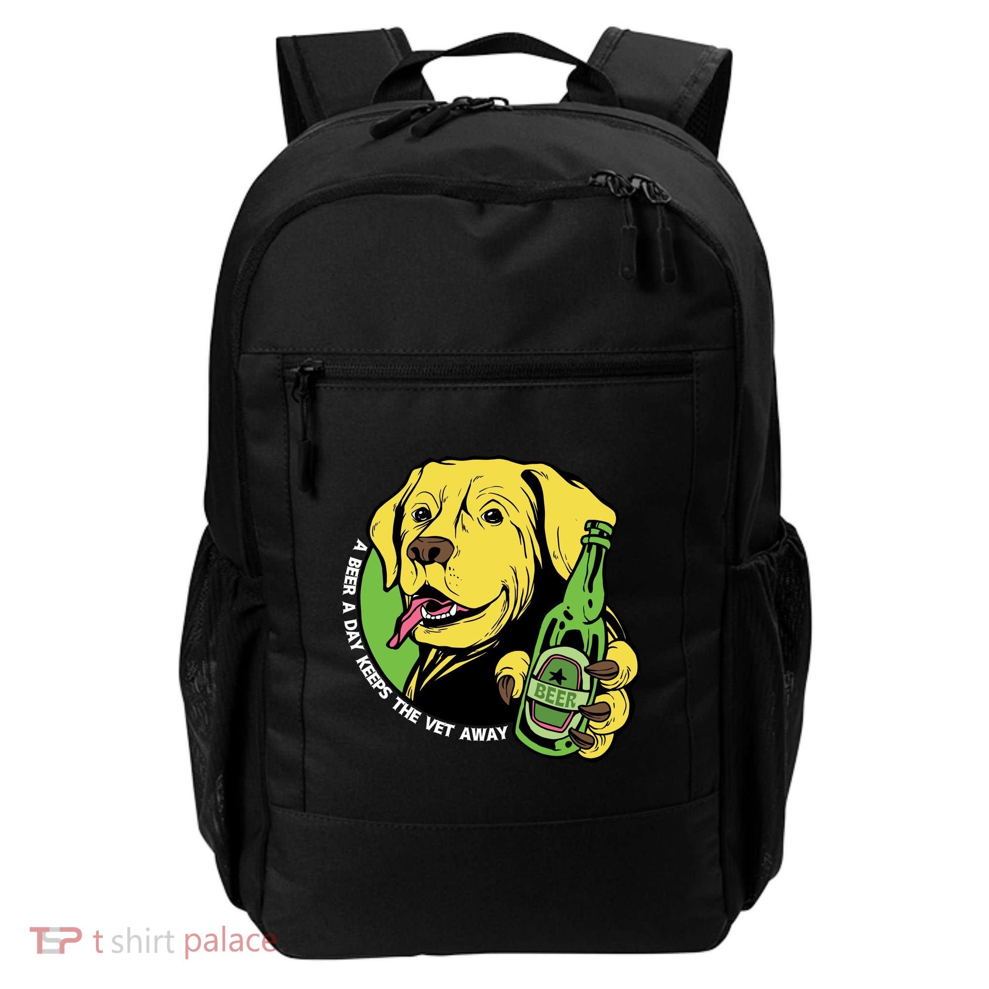 A Beer A Day Keeps The Vet Away Dog Backpack