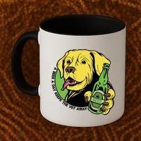 A Beer A Day Keeps The Vet Away Dog Coffee Mug thumb 2