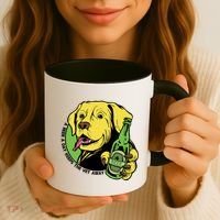 A Beer A Day Keeps The Vet Away Dog Coffee Mug thumb 3