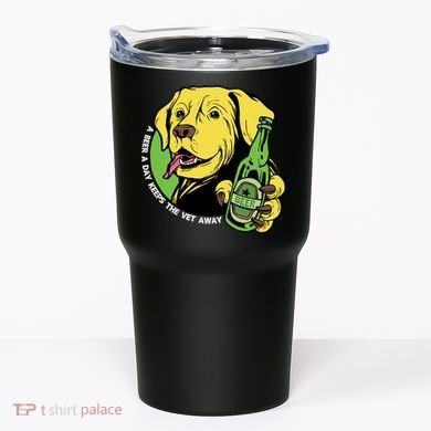 A Beer A Day Keeps The Vet Away Dog Tumbler