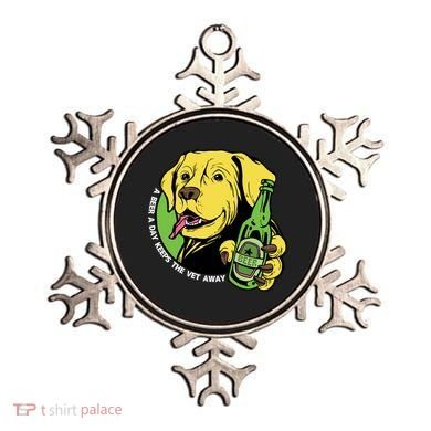 A Beer A Day Keeps The Vet Away Dog Ornament